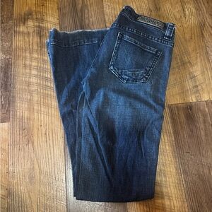 Rock & Roll Cowgirl Dark Blue Flare Jeans